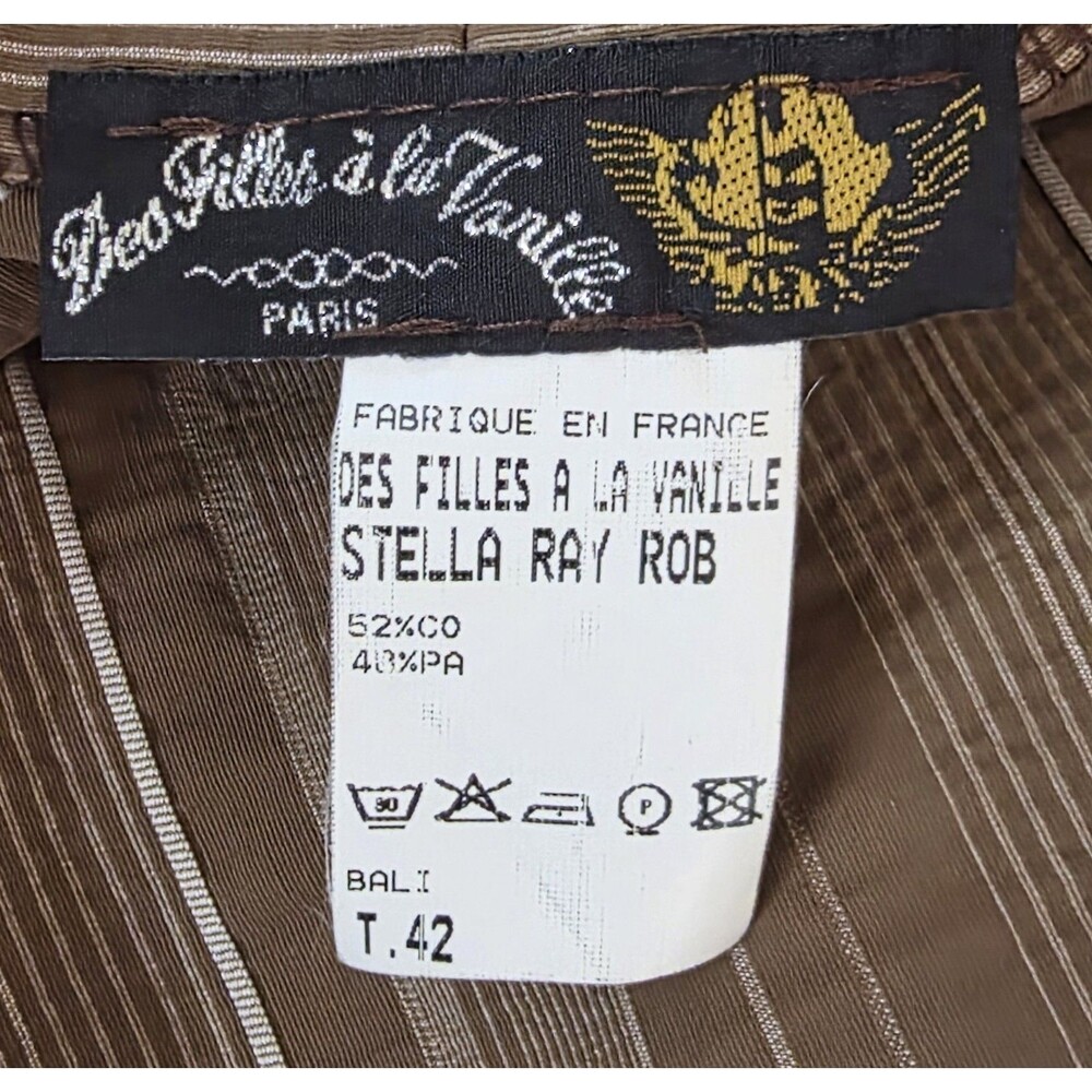 Stella Ray Rob Paris Corset Fit Flare Dress Whimsy Goth Coquette Midi T42 - Picture 9 of 13